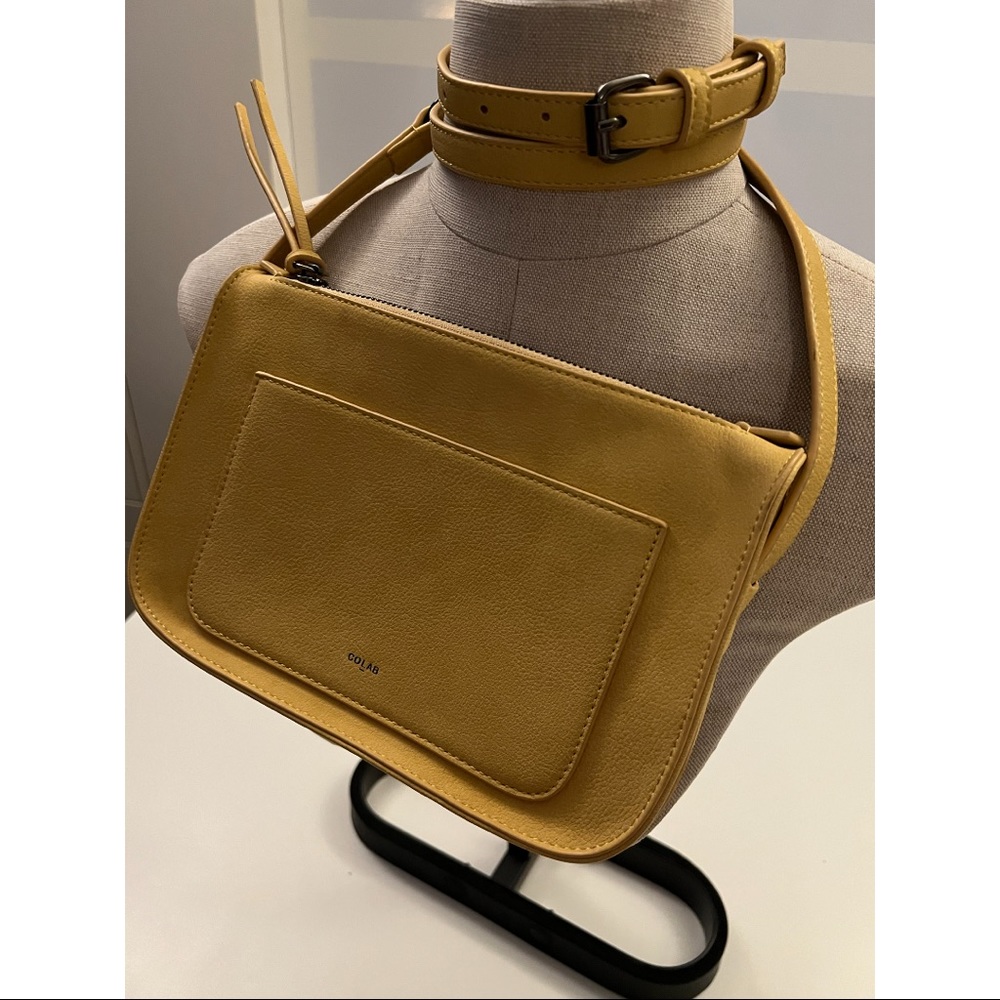 Colab Mustard Crossbody Bag
